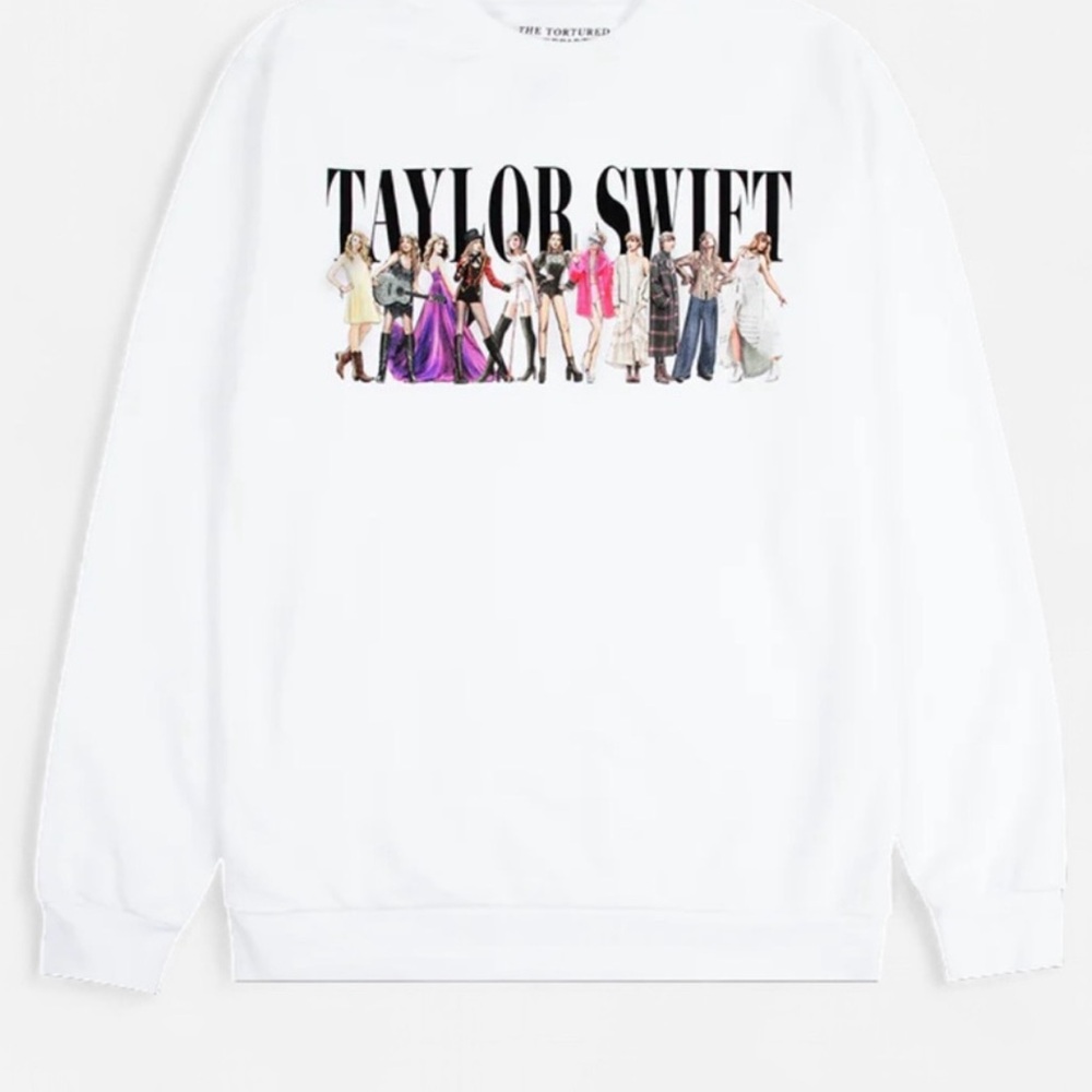 BRAND NEW Taylor Swift Tortured Poets Department  Eras Crewneck Sweatshirt Sz M